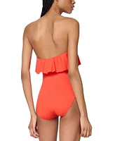 Kate Spade New York Women's Ruffle One-Piece Swimsuit
