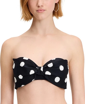 Kate Spade New York Women's Convertible Bow Bikini Top