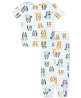 Bluey Toddler Boys Short-Sleeve Top & Pants Pajamas, 2 Piece Set