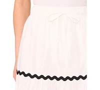 CeCe Women's Rickrack-Trim Maxi Skirt