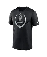 Nike Men's Black Las Vegas Raiders Icon Legend Performance T-Shirt