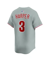Nike Men's Bryce Harper Gray Philadelphia Phillies Alternate Limited Player Jersey