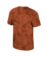 Colosseum Men's Burnt Orange Texas Longhorns Floral Printed T-Shirt