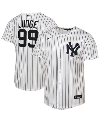 Nike Big Boys and Girls Aaron Judge White New York Yankees Home Replica Player Jersey
