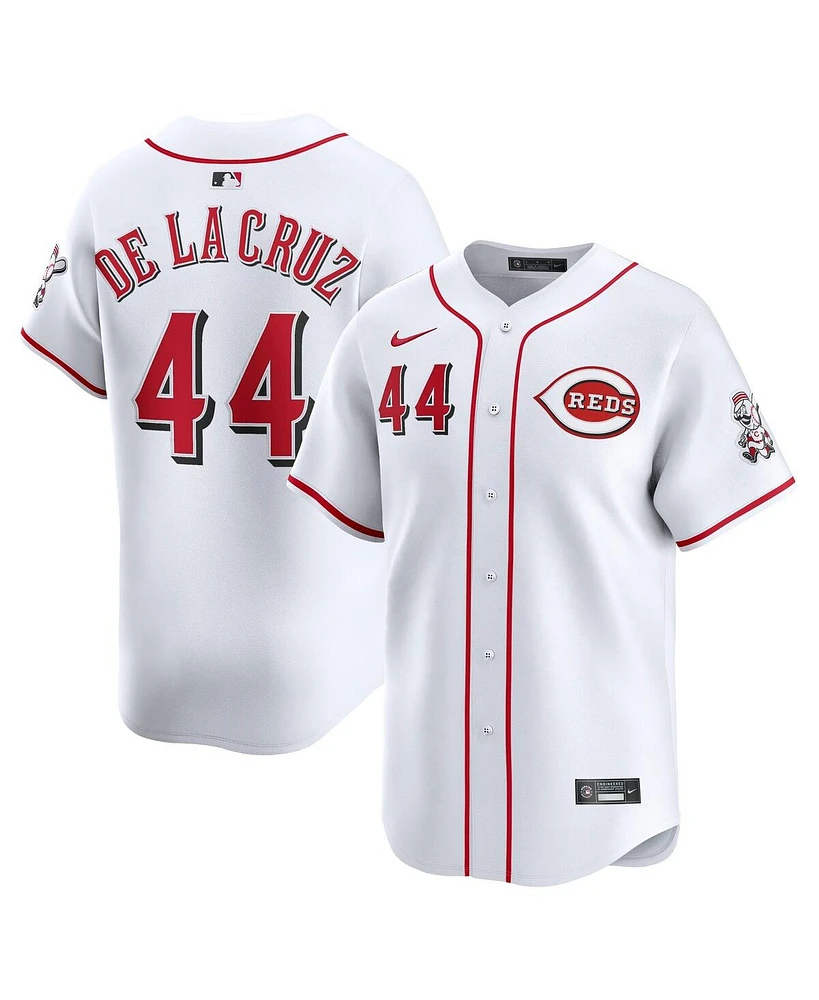Nike Men's Elly De La Cruz White Cincinnati Reds Home Limited Player Jersey