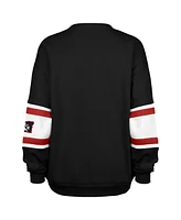 '47 Brand Women's Black Portland Trail Blazers 2024/25 City Edition Steadfast Paneled Pullover Sweatshirt