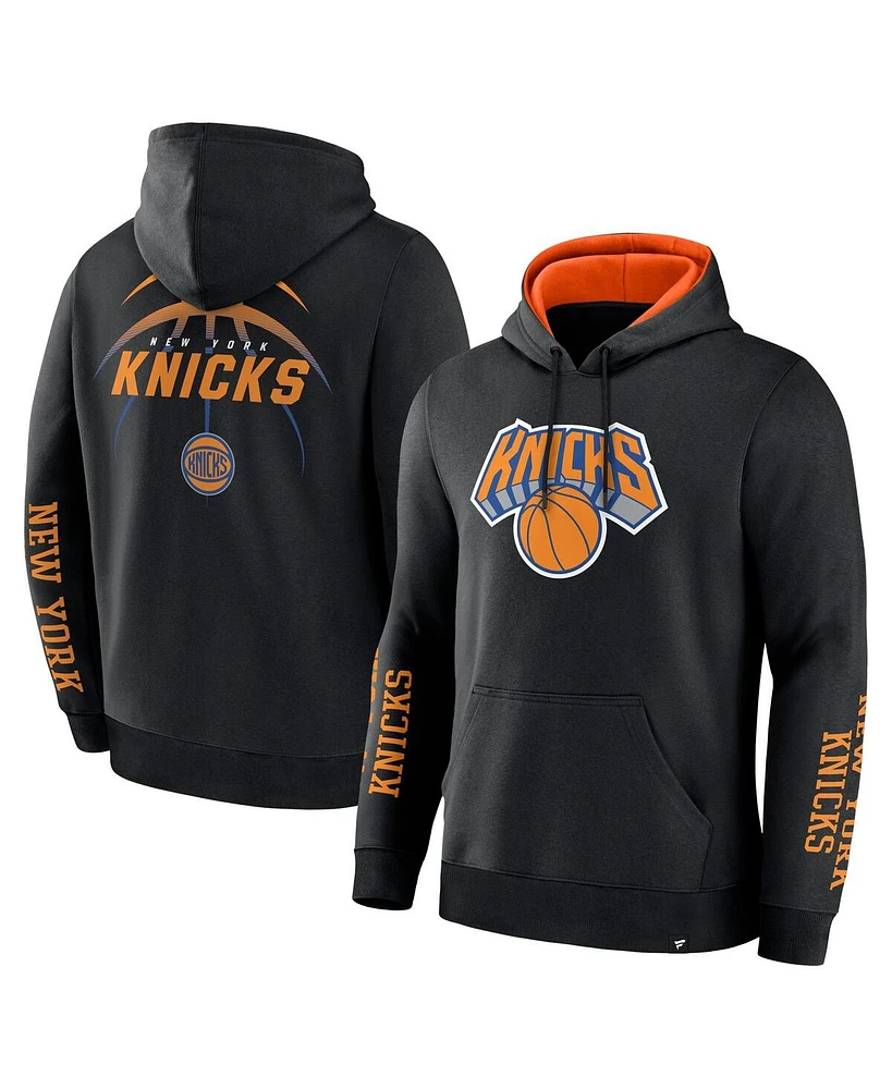 Fanatics Men's Black New York Knicks Legacy Guard Pullover Hoodie