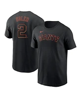 Nike Men's Jorge Soler Black San Francisco Giants Fuse Name Number T-Shirt