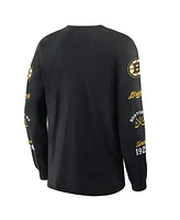 Fanatics Men's Black Boston Bruins Boxed Legacy Long Sleeve T-Shirt