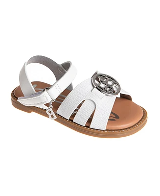 Bebe Toddler Girls Medallion with Embossed Sandal