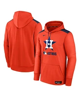 Nike Men's Orange Houston Astros Authentic Collection Performance Pullover Hoodie