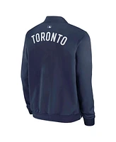 Nike Men's Navy Toronto Blue Jays Authentic Collection Dugout Full-Zip Bomber Jacket