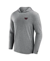 Fanatics Men's Gray Washington Commanders Elements Front Office Power Mono Long Sleeve Hoodie T-Shirt