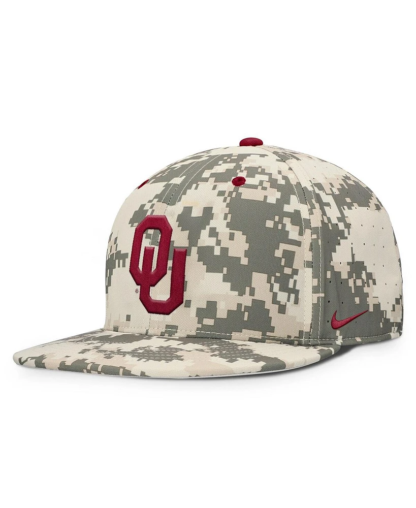 Nike Men's Digital Camo Oklahoma Sooners 2025 Dugout True Performance Fitted Hat