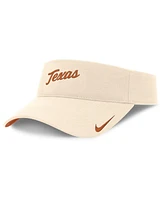 Nike Men's Natural Texas Longhorns Primetime Ace Adjustable Visor Hat