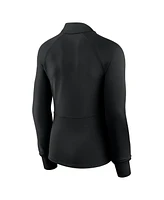 Fanatics Women's Black Boston Celtics Elements Match Raglan Quarter-Zip Top