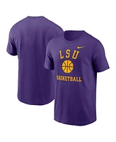 Nike Men's Purple Lsu Tigers Basketball Icon T-Shirt