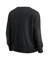 Fanatics Black Milwaukee Bucks Oversized Game Day Pullover Sweatshirt