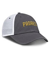 Nike Men's Gray San Diego Padres Wordmark Club Adjustable Trucker Hat