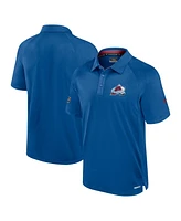 Fanatics Men's Blue Colorado Avalanche Authentic Pro Rink Polo Shirt