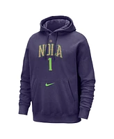 Nike Men's Zion Williamson Purple New Orleans Pelicans 2024/25 City Edition Name Number Pullover Hoodie
