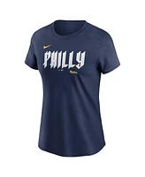 Nike Women's Bryce Harper Navy Philadelphia Phillies 2024 City Connect Fuse Player Name Number T-Shirt
