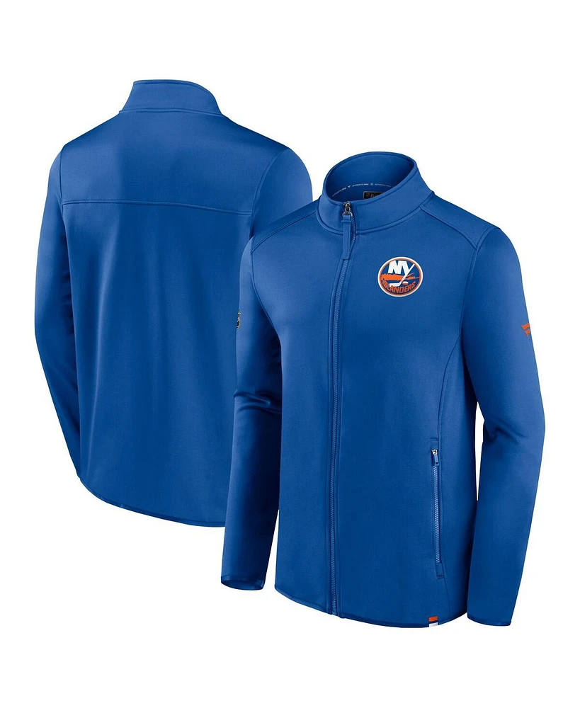 Fanatics Men's Royal New York Islanders Authentic Pro Full-Zip Jacket