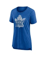 Fanatics Women's Heather Blue Toronto Maple Leaves Special Edition 2.0 Modern T-Shirt