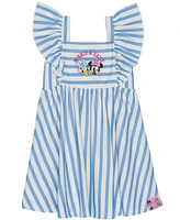 Disney Toddler and Little Girls Minnie Daisy Striped Dress