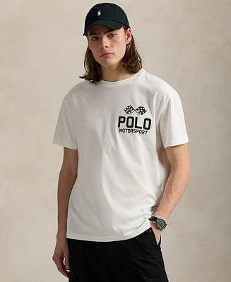 Polo Ralph Lauren Men's Classic-Fit Slub Jersey Graphic T-Shirt