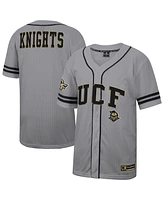 Colosseum Men's Gray Ucf Knights Free Spirited Baseball Jersey