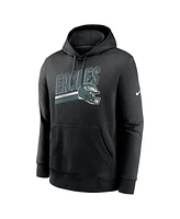 Nike Men's Black Philadelphia Eagles Club Fleece Pullover Hoodie