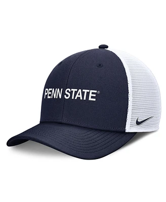 Nike Men's Navy Penn State Nittany Lions Rise Performance Adjustable Trucker Hat