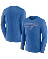 Fanatics Men's Heather Royal Buffalo Bills Fundamentals Long Sleeve T-Shirt