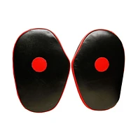 Genuine Leather Target Focus Punching Mitts for Mma, Kickboxing, Muay Thai & Martial Arts Training | Shock-Absorbing, Lightweight, Durable with Adjust