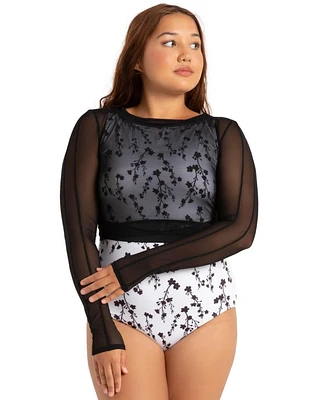 Capezio Girls C'Est La Vie Joyeux Mesh Cover Up