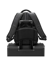 Alpine Swiss 13” Laptop Travel Backpack Genuine Leather Slim Carry On Daypack