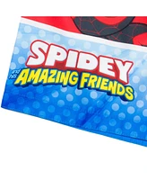 Spidey and His Amazing Friends Toddler Boys Marvel Spider-Man Avengers Upf 50+ Swim Trunks to