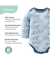 The Peanutshell Baby Boys Layette Gift Set Elephant Blue, 30 Piece