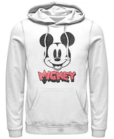 Mickey Classic Men's Heads Up Hoodie Fleece Pullover Sweatshirt