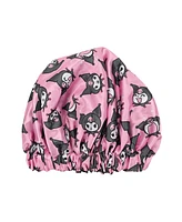 Kuromi Character All-Over Print Reversible Sleep Bonnet
