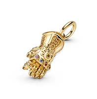 Pandora Gold-Plated Marvel The Avengers Infinity Gauntlet Dangle Charms