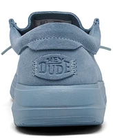 Hey Dude Men's Wally Comfort Suede Casual Sneakers from Finish Line