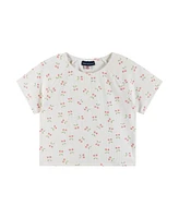 Andy & Evan Big Girls Toddler/Child Raglan Tee Short Pj Set
