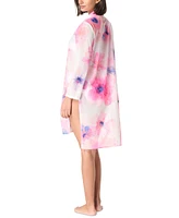 Carmen Marc Valvo Women's Printed Button-Front Cover-Up Shirt