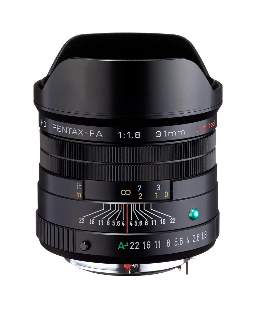 Pentax Pentax Hd 31mmF1.8 Limited Black Limited Lens Wide-Angle Prime Lens [F1.8 Large Aperture Lens] [High-Performance Hd Coating] [Sp Coating] [Roun