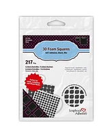 3D Foam Squares: 2mm Black Mix