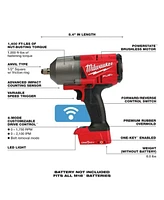 Milwaukee 2863-20 M18 Fuel One-key 18V -Ion Brushless Cordless 1/2 in. Impact Wrench with Friction Ring - Tool Only