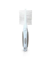 Ocean Plastic by Pt Blue Double-Sided Pin Comb for Pets, Eco-Friendly Grooming Tool Dogs and Cats