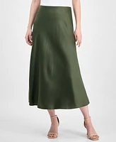 Anne Klein Women's Bias-Cut Flared Pull-On Skirt